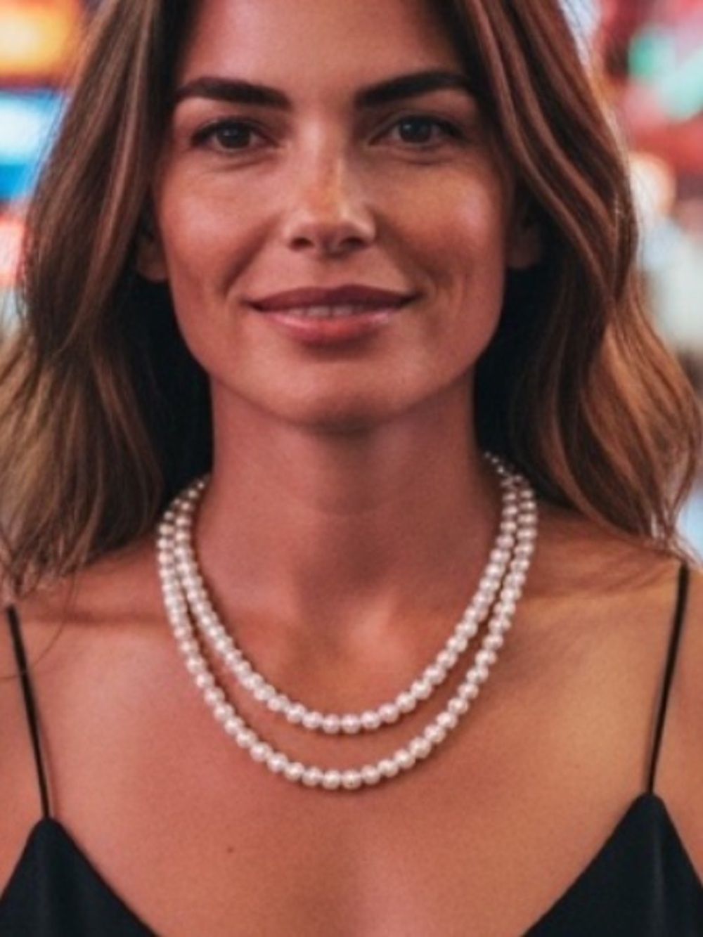 Classic White Opera Pearl Necklace